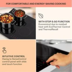 Klarstein Virtuosa 5 Built-in Hob 5 Zones 8500 W Glass Ceramic 10 Klarstein Virtuosa 5 Built-in Hob 5 Zones 8500 W Glass Ceramic -Home Appliance Store 101009546 4