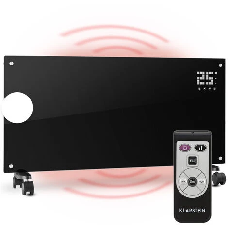 Klarstein Bornholm Convection Heater 2000W LED Display 2 Heating Levels Black 3 Klarstein Bornholm Convection Heater 2000W LED Display 2 Heating Levels Black