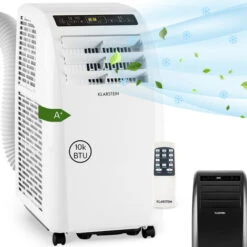 Klarstein Metrobreeze Rome Mobile Air Conditioning System 10,000 BTU / 3.0 KW EEC A + White