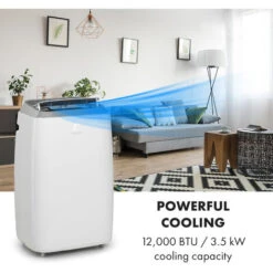 Klarstein Iceblock Prosmart 12 Mobile Air Conditioner 12,000 BTU / 3.5 KW White -Home Appliance Store 19161941 3