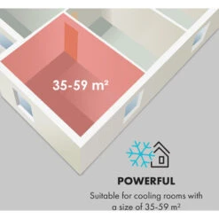 Klarstein Iceblock Prosmart 12 Mobile Air Conditioner 12,000 BTU / 3.5 KW White -Home Appliance Store 19161941 4