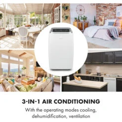 Klarstein Iceblock Prosmart 12 Mobile Air Conditioner 12,000 BTU / 3.5 KW White -Home Appliance Store 19161941 5