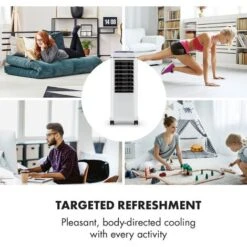 Klarstein Windspiel Air Cooler 100W 12h Timer Remote Control White -Home Appliance Store 19161956 3