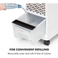 Klarstein Windspiel Air Cooler 100W 12h Timer Remote Control White -Home Appliance Store 19161956 4