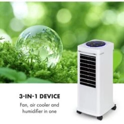 Klarstein Windspiel Air Cooler 100W 12h Timer Remote Control White -Home Appliance Store 19161956 5