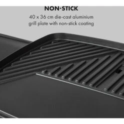 Klarstein Gatsby Electric Grill 2000W Non-Stick Grill Surface Beige / Black -Home Appliance Store 19162013 4
