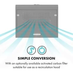 Klarstein Capannina Undercounter Hood 60cm 166m³ / H LED Stainless Steel Silver 9 Klarstein Capannina Undercounter Hood 60cm 166m³ / H LED Stainless Steel Silver -Home Appliance Store 19162064 3