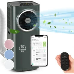 Klarstein Klarstein Kraftwerk Smart 12K Air Conditioner 3-in-1 12000 BTU App Control Remote Control