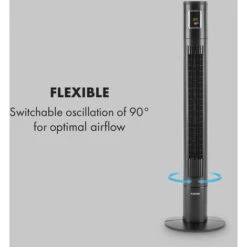 Klarstein Highwind Tower Fan 45W Oscillation Function Timer LED Display -Home Appliance Store 22969134 4