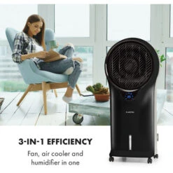 Klarstein Whirlwind 3-in-1 Air Cooler Fan Humidifier 1600 M³/h 9 Klarstein Whirlwind 3-in-1 Air Cooler Fan Humidifier 1600 M³/h -Home Appliance Store 22969290 3
