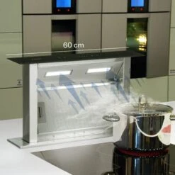 Klarstein Royal Flush Downdraft Cooker Extractor Hood 430 M³ / H 60 Cm