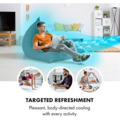 Klarstein Skyscraper Horizon Air Cooler Fan Humidifier 60W 486m³/h 3.5L Tank -Home Appliance Store 22969500 2