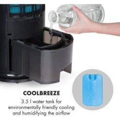 Klarstein Skyscraper Horizon Air Cooler Fan Humidifier 60W 486m³/h 3.5L Tank -Home Appliance Store 22969500 3