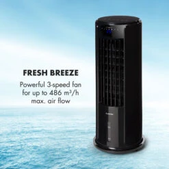 Klarstein Skyscraper Horizon Air Cooler Fan Humidifier 60W 486m³/h 3.5L Tank -Home Appliance Store 22969500 5