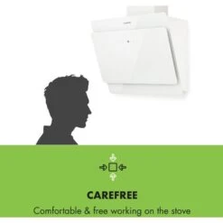 Klarstein Klarstein Aurica 60 Cooker Hood 60cm 600 M³/h LED Touch Glass White -Home Appliance Store 22969682 4