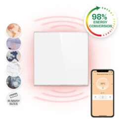 Klarstein Wonderwall Smart Infrared Heating 60x60cm App Control 360W Weekly Timer IP24