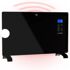 Klarstein Norderney Convection Heater Thermostat Timer 2000W 30m² Black