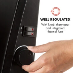Klarstein Gotland Glass Convector 600, 900 And 1500W Black -Home Appliance Store 22969741 3