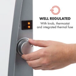 Klarstein Gotland Convector Heater 600/900 / 1500W Glass Front Stand Unit White -Home Appliance Store 22969742 3