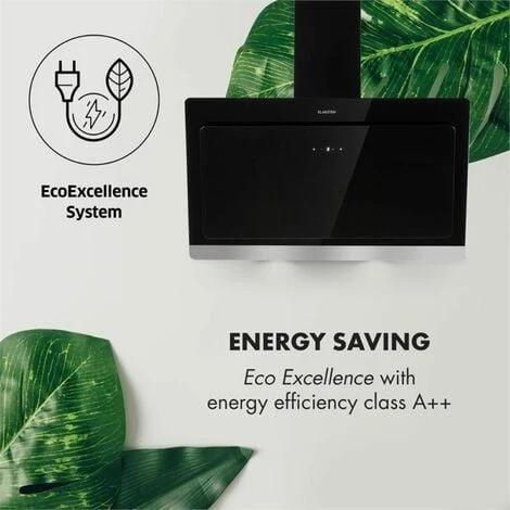 Klarstein Aurora Eco 90 Cooker Extractor Hood 550 M³ / H LED Display Black 6 Klarstein Aurora Eco 90 Cooker Extractor Hood 550 M³ / H LED Display Black - Image 4
