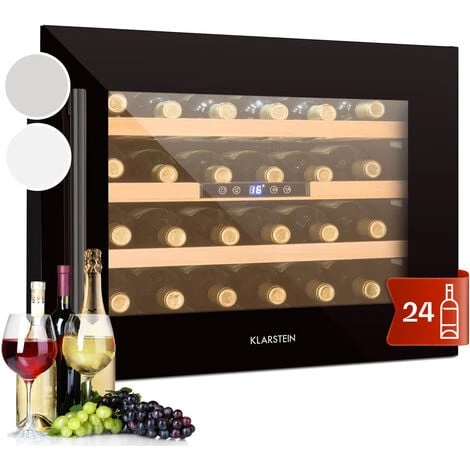 Klarstein Vinsider 24 Built-In Uno Onyx Edition Built-In Wine Fridge 24 Bottles 57 L 3 Klarstein Vinsider 24 Built-In Uno Onyx Edition Built-In Wine Fridge 24 Bottles 57 L