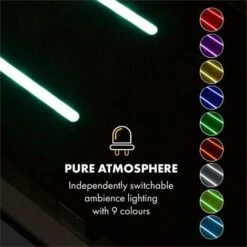 Klarstein High Line Ceiling Hood 77cm 410 M3 / H 75W 3 Steps Remote Control Black -Home Appliance Store 22969845 4