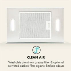 Klarstein Kronleuchter L Island Exhaust Hood 60cm Exhaust Air: 590m³ / H LED Touch White -Home Appliance Store 22969886 4