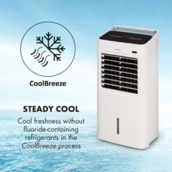 Klarstein IceWind 4-in-1 Air Cooler 222 M³ / H 36.5W Timer Remote Control White -Home Appliance Store 22970213 3