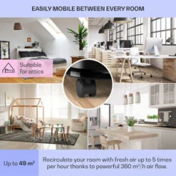 Klarstein New Breeze ECO Mobile Air Conditioner 10,000 BTU / 2.9 KW EEC A+ -Home Appliance Store 22970277 5