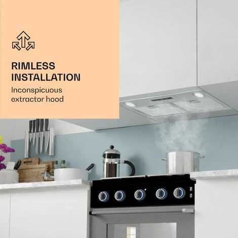 Klarstein Paolo Cooker Hood Built-in 72 Cm EEC: A 593 M³/h 4 Klarstein Paolo Cooker Hood Built-in 72 Cm EEC: A 593 M³/h - Image 2