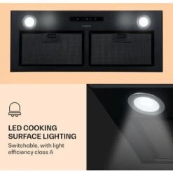 Klarstein Paolo Cooker Hood Built-in 72 Cm EEC: A 593 M³/h LED Touch -Home Appliance Store 22970442 3