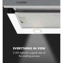 Klarstein Mariana 60 Flat Screen Hood 500 M³ / H Exhaust Air LED White 11 Klarstein Mariana 60 Flat Screen Hood 500 M³ / H Exhaust Air LED White -Home Appliance Store 22970532 5