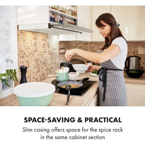 Klarstein Mariana 90 Flat Screen Hood 500 M³ / H Exhaust Air LED White 3 Klarstein Mariana 90 Flat Screen Hood 500 M³ / H Exhaust Air LED White - Image 2