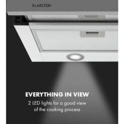 Klarstein Mariana 90 Flat Screen Hood 500 M³ / H Exhaust Air LED White 10 Klarstein Mariana 90 Flat Screen Hood 500 M³ / H Exhaust Air LED White -Home Appliance Store 22970535 5