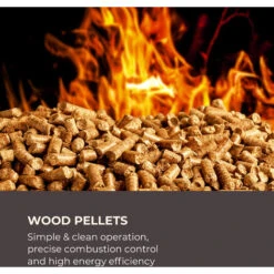 Klarstein Energiewende Pellet Stove 5/10 KW 5 Levels Timer Remote Control Black -Home Appliance Store 22970562 4