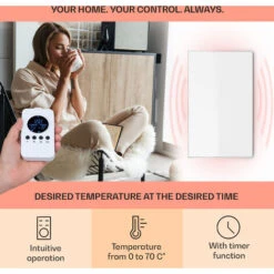 Klarstein Wonderwall Air 96 Infrared Heater 120x81cm 960W Wall Installation Remote Control -Home Appliance Store 22970616 3