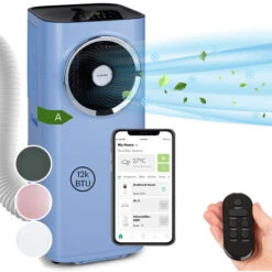 Klarstein Kraftwerk Smart 12K Air Conditioner 3-in-1 12000 BTU App Control Remote Control