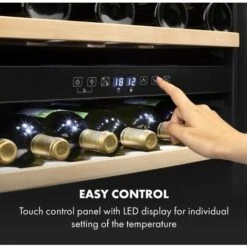 Klarstein Vinsider 36 Wine Fridge 2 Cooling Zones 5-22°C 85l Stainless Steel -Home Appliance Store 33502999 5
