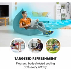 Klarstein Skyscraper Ice 4-in-1 Air Cooler Fan 210 M³/h 30 W Oscillation Mobile Remote Control 10 Klarstein Skyscraper Ice 4-in-1 Air Cooler Fan 210 M³/h 30 W Oscillation Mobile Remote Control -Home Appliance Store 33503138 4