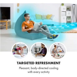 Klarstein Skyscraper 3G Tower Fan 48W Air Flow 1,633 M³/h Remote Control -Home Appliance Store 33503262 2