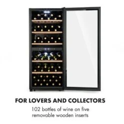 Klarstein Barossa 102 Duo Wine Refrigerator 102 Bottles 226 Litres 2 Zones Touch Control -Home Appliance Store 33503304 3