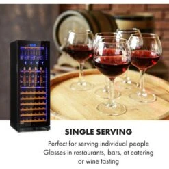 Klarstein First Class 84 Wine Cooler 4 Dispensers 84 Bottles 5-22 ° C Black 9 Klarstein First Class 84 Wine Cooler 4 Dispensers 84 Bottles 5-22 ° C Black -Home Appliance Store 33503305 3
