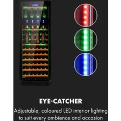 Klarstein First Class 84 Wine Cooler 4 Dispensers 84 Bottles 5-22 ° C Black 10 Klarstein First Class 84 Wine Cooler 4 Dispensers 84 Bottles 5-22 ° C Black -Home Appliance Store 33503305 4