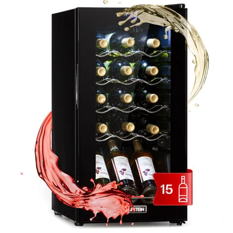 Klarstein Shiraz 15 Slim Uno Wine Fridge 44l Touch Control Panel 5-18°C 3 Klarstein Shiraz 15 Slim Uno Wine Fridge 44l Touch Control Panel 5-18°C