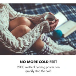 Klarstein Hot Spot Slimcurve Double Wave, Heater, 2000W, Weekly Timer, Black -Home Appliance Store 33503481 5