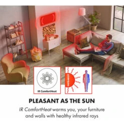 Klarstein Wonderwall Air Art Smart Infrared Heater 80x60cm 500W Garden Path 9 Klarstein Wonderwall Air Art Smart Infrared Heater 80x60cm 500W Garden Path -Home Appliance Store 33503515 3