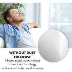 Klarstein Marvel Mirror Infrared Heater 300W Weekly Timer IP54 Mirror Round -Home Appliance Store 33503538 5