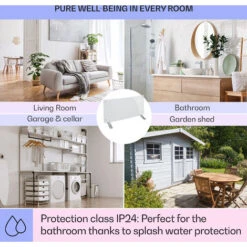 Klarstein Bornholm Curved Smart Convection Heater 2000 W App Control Timer -Home Appliance Store 33503551 5