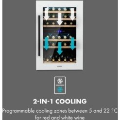 Klarstein Vinsider 41D Built-In Duo Quartz Edition Built-in Wine Fridge -Home Appliance Store 33504256 3
