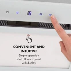 Klarstein Hektor Brilliant Edition, Fan Module, 52cm, 506m³ / H, Touch, White -Home Appliance Store 33504282 4